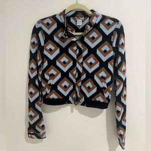Diane von Furstenberg geometric jacket
